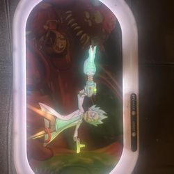 Light Up Rolling Tray With Bluetooth Speaker 