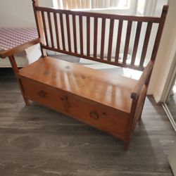 Mid Century Entry Bench 