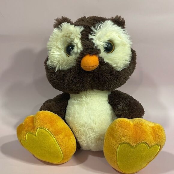 Aurora World Taddle Toes Winks Owl Plush 10" Tall Excellent Used Condition