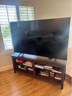58” Walnut Colored TV Stand