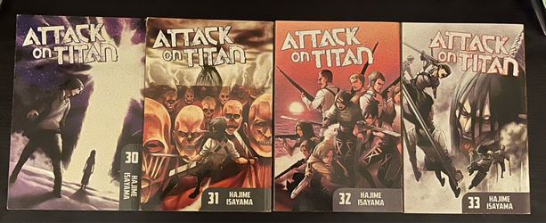 Attack on titans manga’s