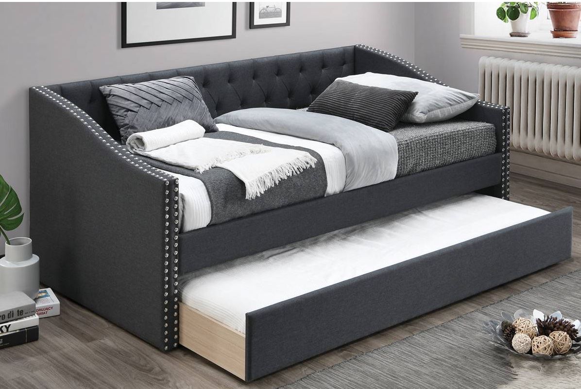 Brand New In Box Day Bed W/ Slats + Trundle And 2...