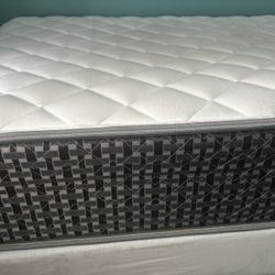Twin Mattress, Spring Box and Frame
