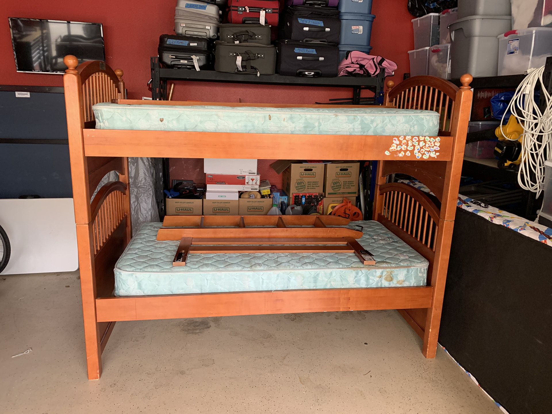 Bunk beds and dresser