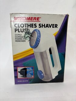 Windmere Clothes Shaver Plus Fabric Pill Remover
