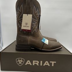  New Ariat Brander Western Boots For Men Bear Brown Different Sizes  8-13 Wide