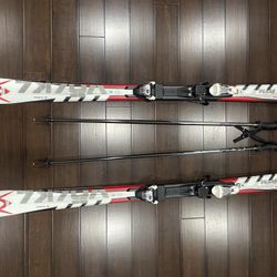 New Volkl RTM 73 166 cm Skis, Bindings & Poles