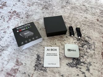 AI Box Wireless CarPlay & Android Auto Adapter