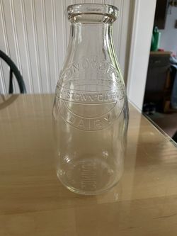 Vintage Conover's Dairy Hightstown Guernsey Milk Bottle