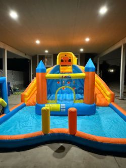 water slide jumper