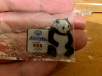 Allstate Insurance Summer Beijing China Olympics Collectors Pin with Panda