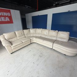 Beige Sectional Couch