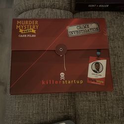 Murder Mystery Party Case Files Killer Startup Board Game
