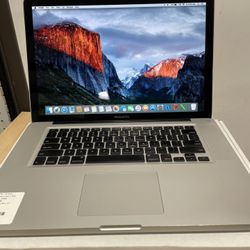Apple MacBook Pro 15 inch 4gb 128ssd Mid 2010 Mac OS 10.11  Microsoft office  DVD  player  Wifi ram  Camera Bluetooth  Apple OEM charger 