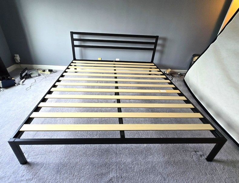 Platform Bed Frame, King