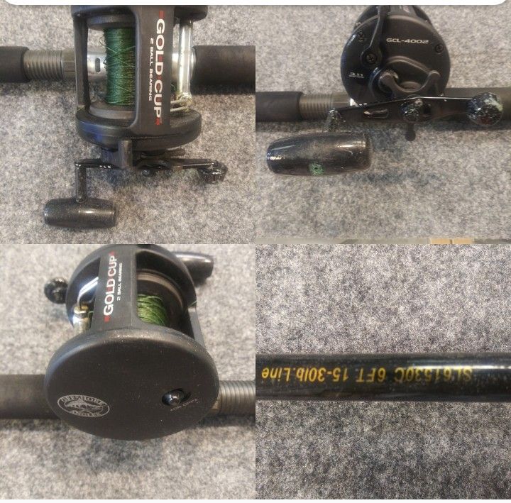 Offshore angler gold Cup GCL4002 REEL WITH ROD