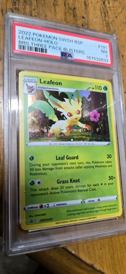 PSA 7 Leafeon Holo SWSH191 Pokemon Card