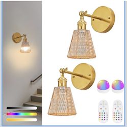Glass Rechargeable Wall Sconces