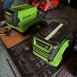 Green works batteries and chargers