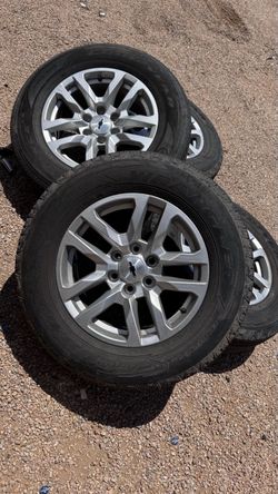 Chevy Silverado Wheels with Goodyear Tires Set of 4