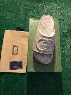 Gucci Interlocking G  Slides mens size 8