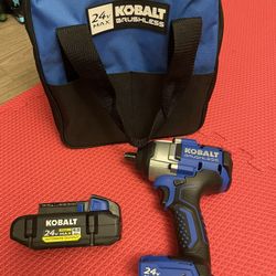 1/2 inche cordless brushless impact wrench w battery, Charger and bag