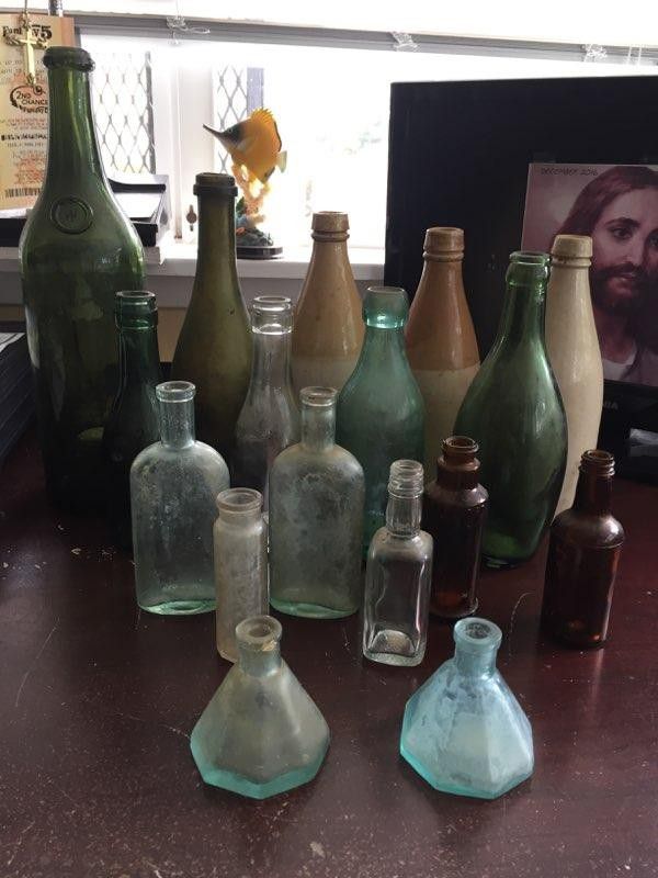Antique bottles