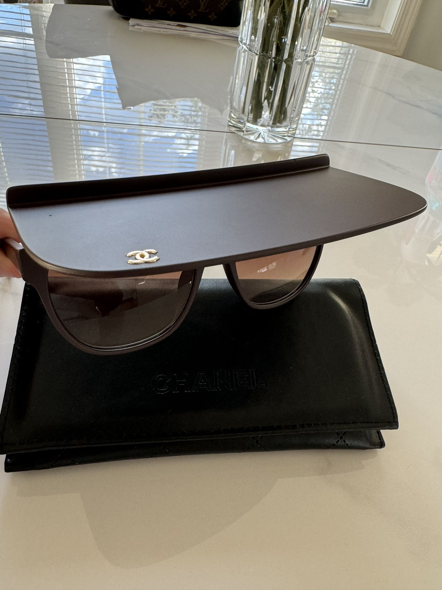 Chanel Visor Sunglasses Chanel Sunglasses Visor - A71046 Brown Limited Edition Rare Vintage