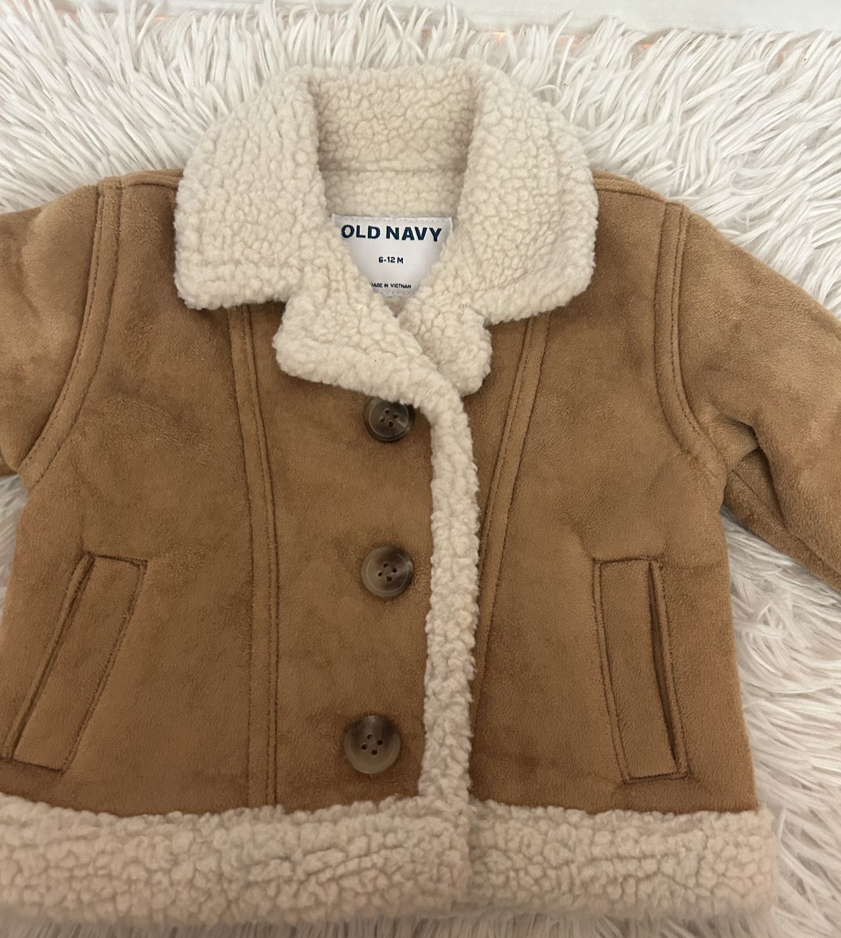 Girls Baby Suede Jacket