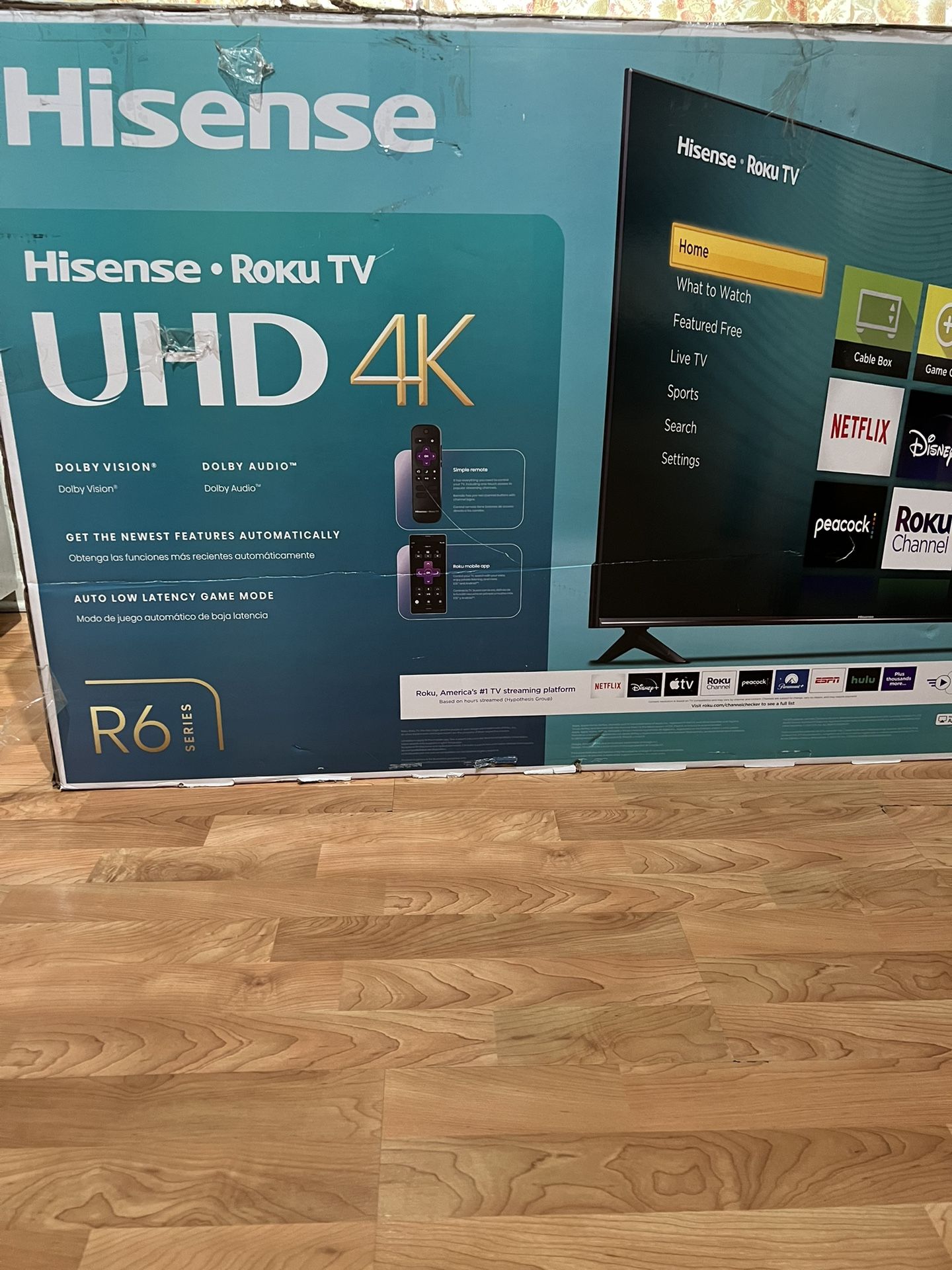 Hisense 58” Smart 4K With Roku