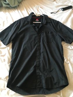 Black button up