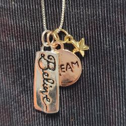Inspirational Pendant Necklace 