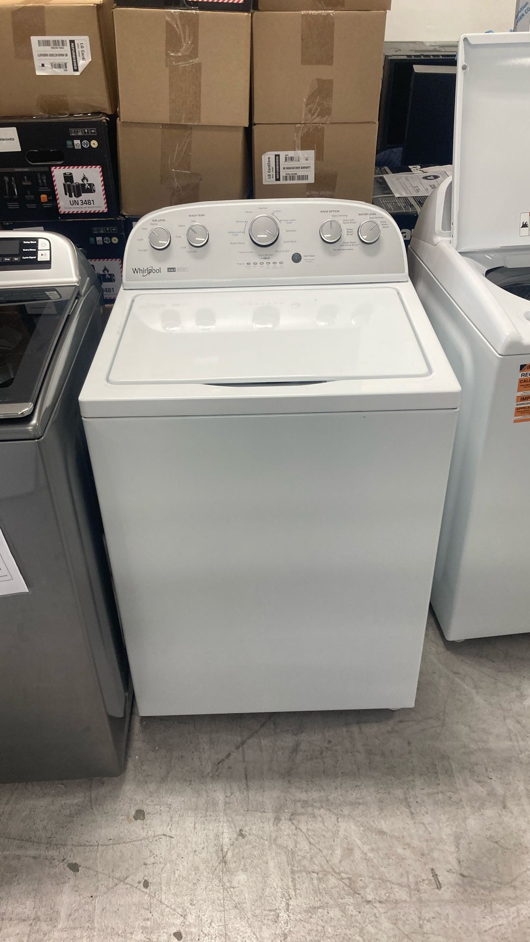 Whirlpool Washer With Agitator