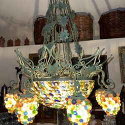 Murano Glass Grape Chandelier **make an offer**