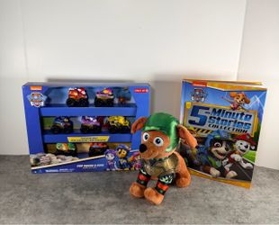 PAW Patrol Toy Bundle – Vehicles, Plush & Book