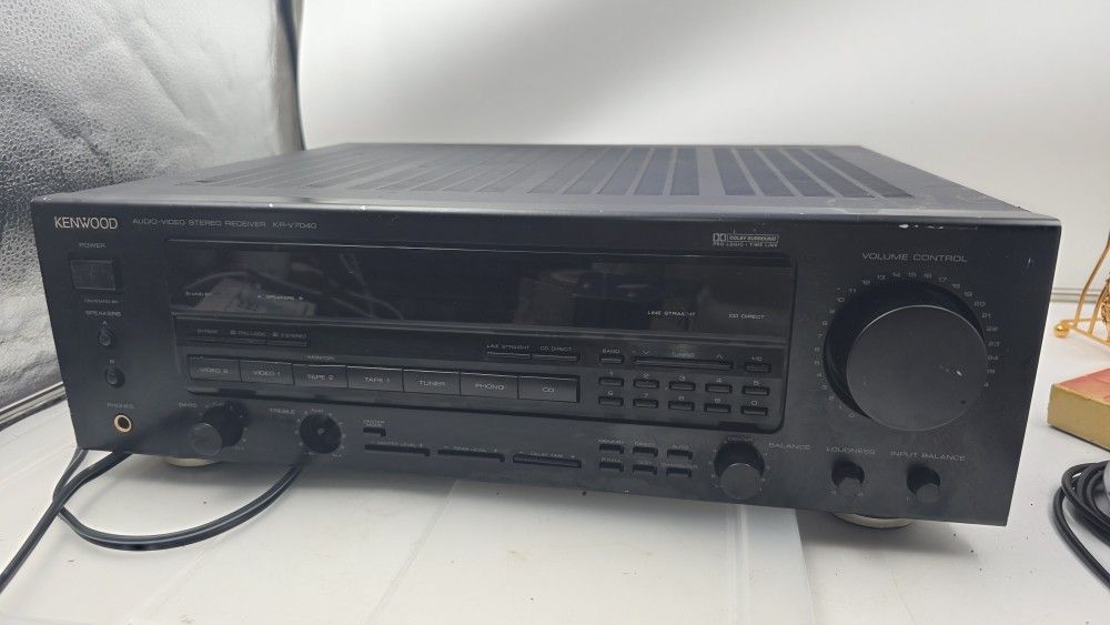 KENWOOD

AUDIO-VIDEO STEREO RECEIVER KR-V7040