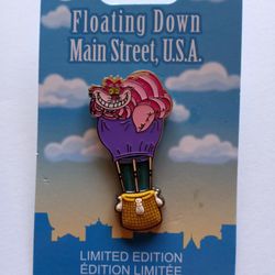 Disney Park's Floating Down Main Street U.S.A Cheshire Pin