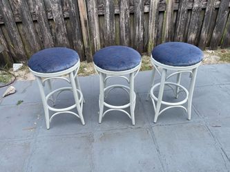 3 Stools 26”H in Good Condition $30 Firm on Price