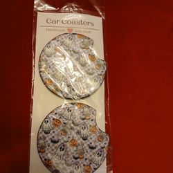 Car Coaster/Cute Car Coasters/Halloween Car