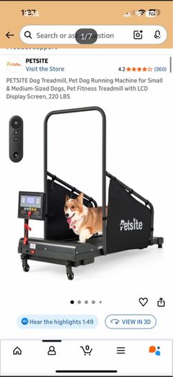 Petsite Dog Treadmill