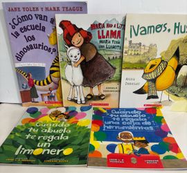 Lot of 5 Spanish & Bilingual Children's Books