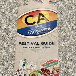 Disney California Adventure Food & Wine Festival Guide Disneyland 2022 & Tasting