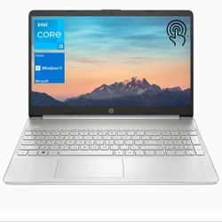 HP Notebook Laptop, 15.6" HD Touchscreen, Intel Core i3