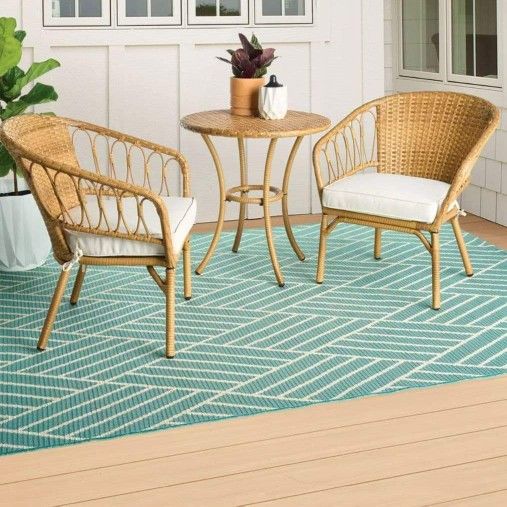 Better Homes Gardens Willow Sage Piece Bistro Set with Wicker