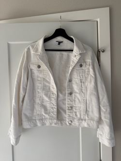 Buffalo White Jean Jacket - Size S/P