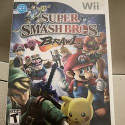 Nintendo Wii Super Smash Bros Brawl CIB Tested