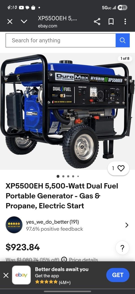 Duro Max XP5500Eh
