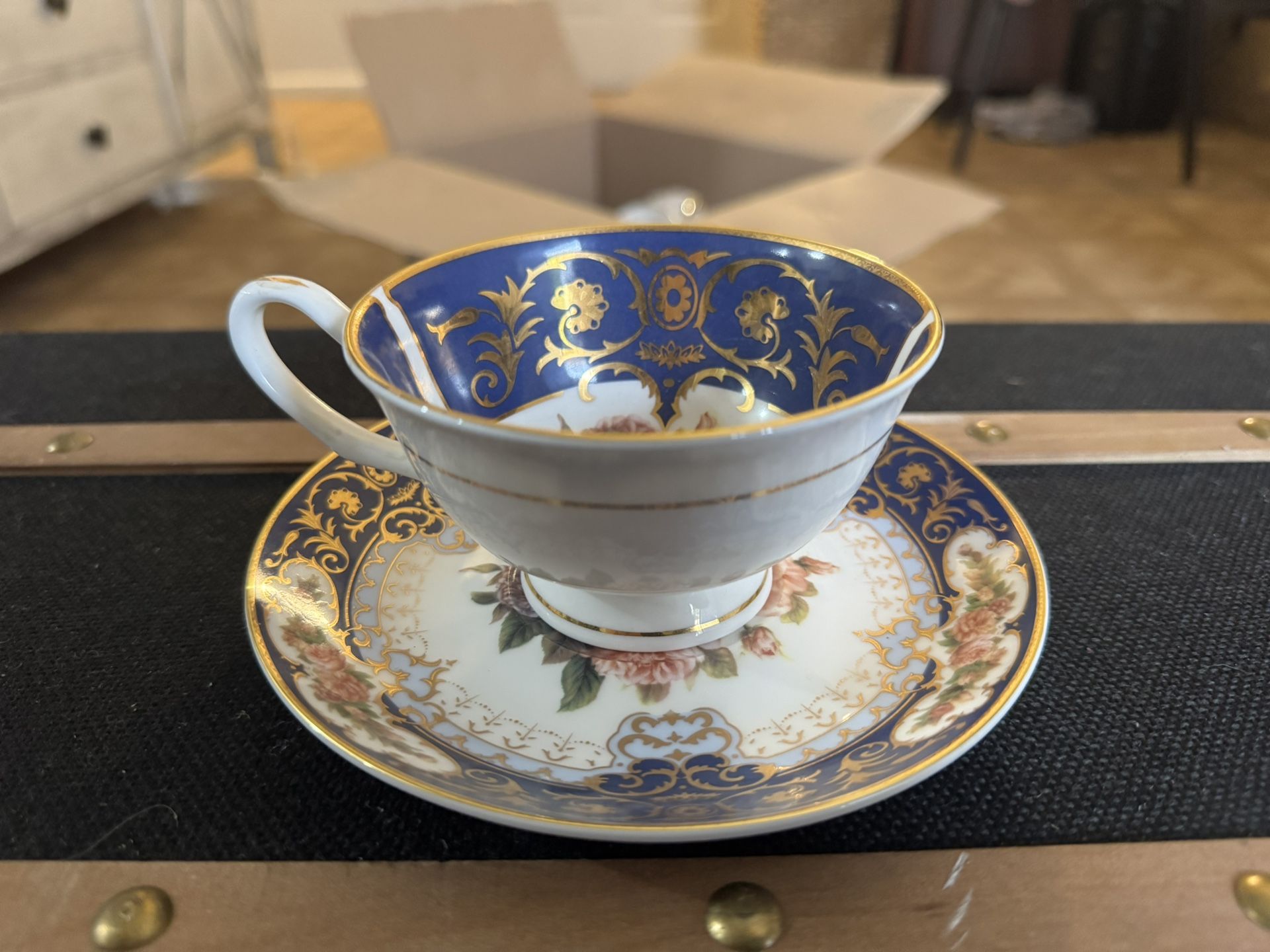 Royal Emerald Gold Bone China
