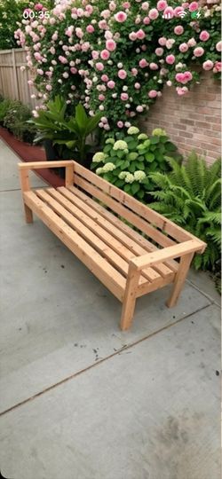 Premium Outdoor Deep-Seat Garden Bench