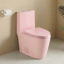 Brand New One-piece Rose Bathroom  Toilet 